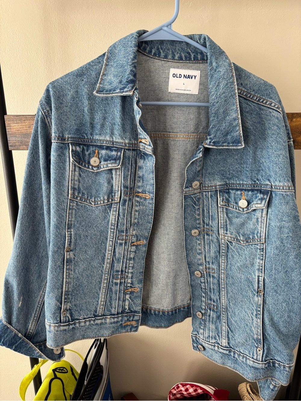 Old Navy Light Wash Blue Denim Jacket-never worn